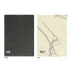 Kovový jídelní stůl a keramická deska Made in Italy Design - Anaconda Viadurini