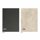 Kovový jídelní stůl a keramická deska Made in Italy Design - Anaconda Viadurini