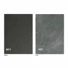 Kovový jídelní stůl a keramická deska Made in Italy Design - Anaconda Viadurini