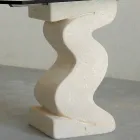 kamenný jídelní stůl a moderní design křišťálové Anteros Viadurini