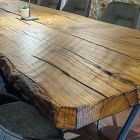 Sekulární dubový jídelní stůl a 14 židlí v ceně Vyrobeno v Itálii – Dite, jedinečný kus Viadurini