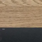 Jídelní stůl z masellato pokoveného dubu a kovu Made in Italy - Riad Viadurini