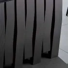 Jídelní stůl ze skla a masivního dřeva vyrobený v Itálii, Egisto Viadurini