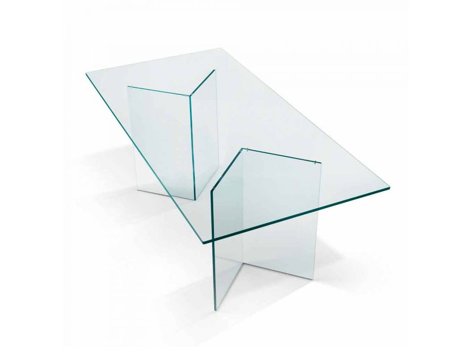 Designový jídelní stůl z Extraclear Glass 8 Rozměry - Pollinare Viadurini