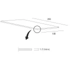 Luxusní jídelní stůl z tvrzeného skla a kovu Made in Italy - Carlino Viadurini