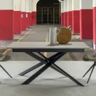 Moderní rozšiřitelný jídelní stůl, laminátová podlaha - Marliana Viadurini