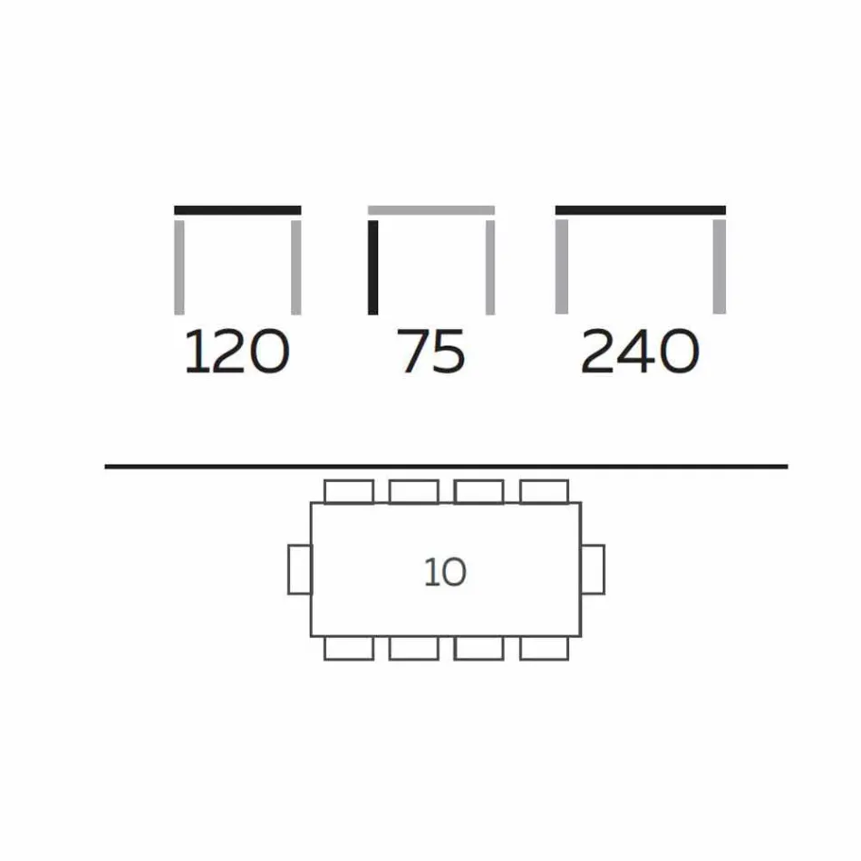 Moderní jídelní stůl z Gresu a jasanového dřeva vyrobený v Itálii - Croma Viadurini