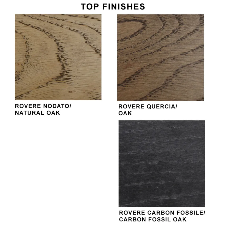 Moderní jídelní stůl z dýhovaného dřeva a skla Made in Italy - Strappo Viadurini