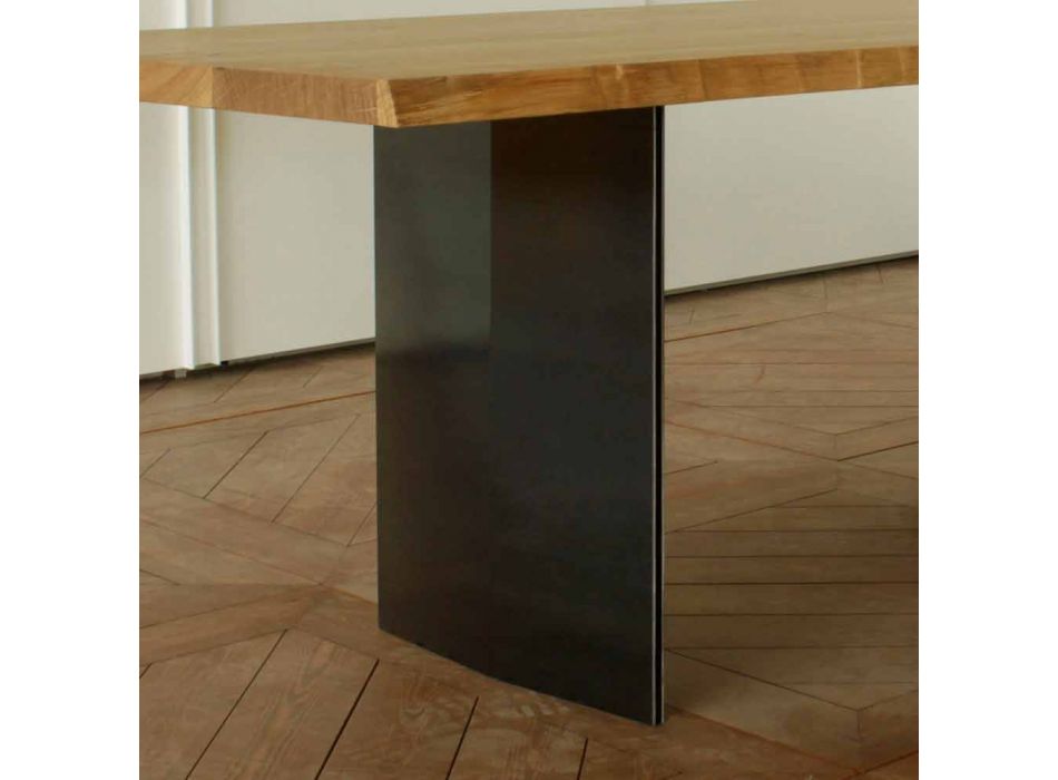 Moderní dubový jídelní stůl vyrobený v Itálii 200x100cm Paul Viadurini