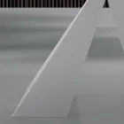 Moderní jídelní stůl ze skla a bílé oceli Made in Italy - Dalmatian Viadurini