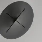 Oválný jídelní stůl se skleněnou deskou a podnoží Made in Italy - Tiseo Viadurini