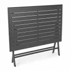 Venkovní jídelní stůl z hliníku se skládací strukturou - lov Viadurini