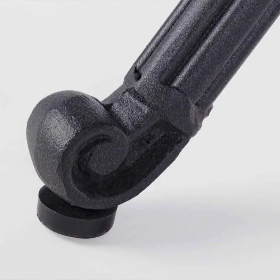 Venkovní jídelní stůl z bílého nebo antracitově lakovaného hliníku - rychlý Viadurini