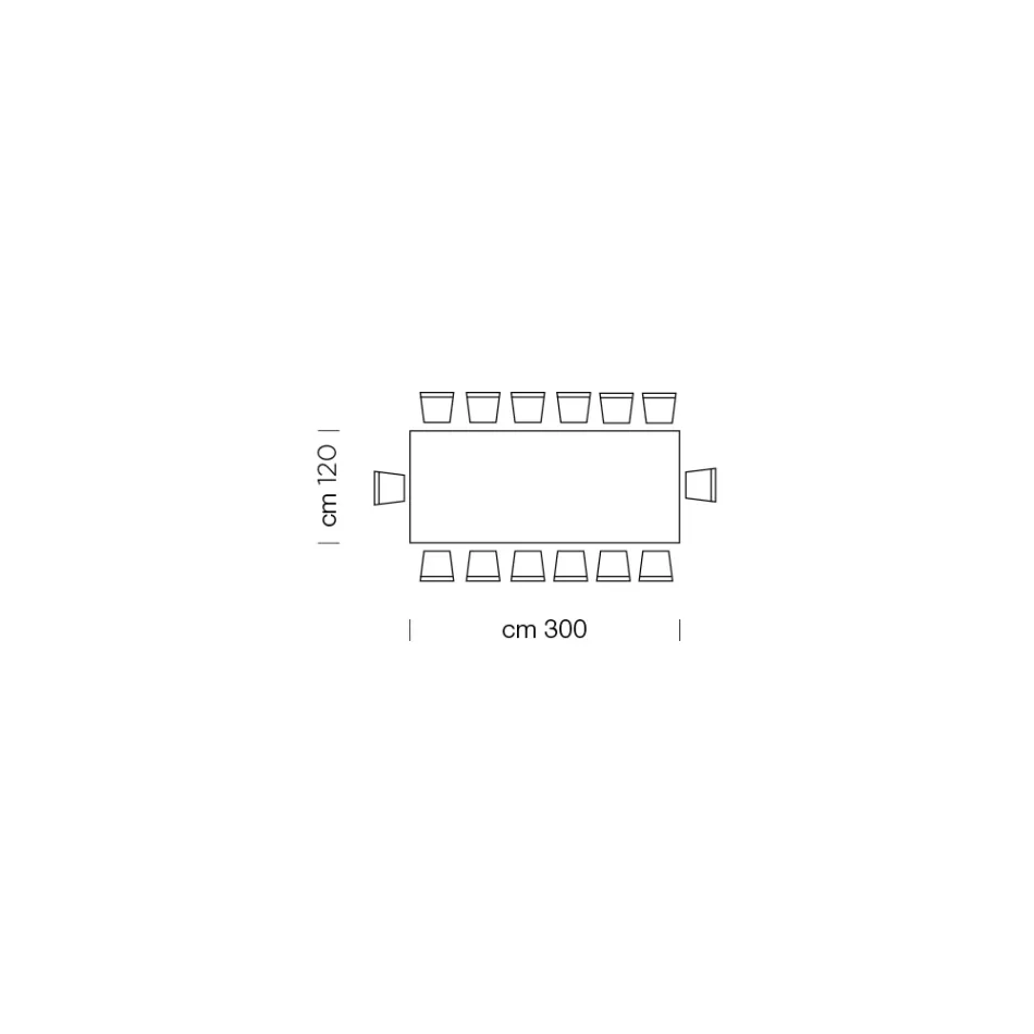 Deska jídelního stolu z lamina a podnož z oceli Made in Italy - Ezzellino Viadurini