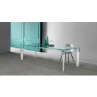 Jídelní stůl a základna z masivního dřeva Vyrobeno v Itálii - Presino Viadurini