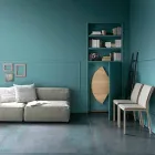 Moderní skládací jídelní stůl ze dřeva a kovu vyrobený v Itálii - Menelao Viadurini