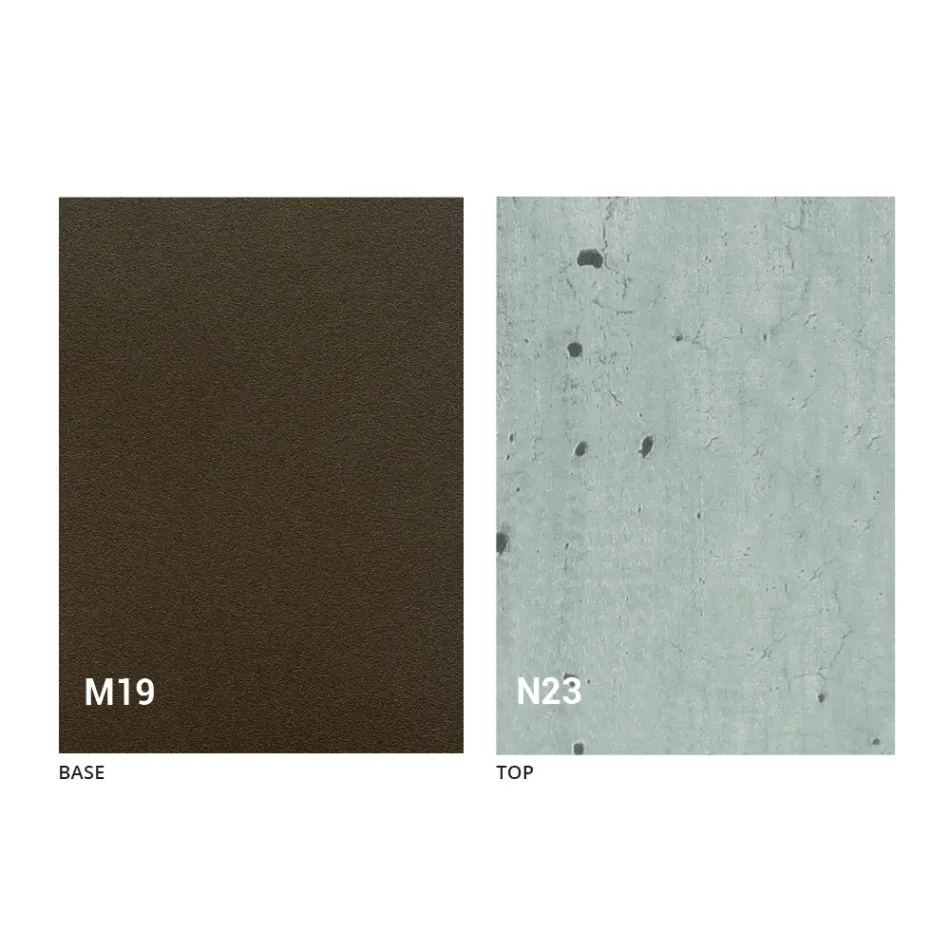 Moderní skládací jídelní stůl ze dřeva a kovu vyrobený v Itálii - Menelao Viadurini