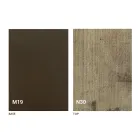 Moderní skládací jídelní stůl ze dřeva a kovu vyrobený v Itálii - Menelao Viadurini