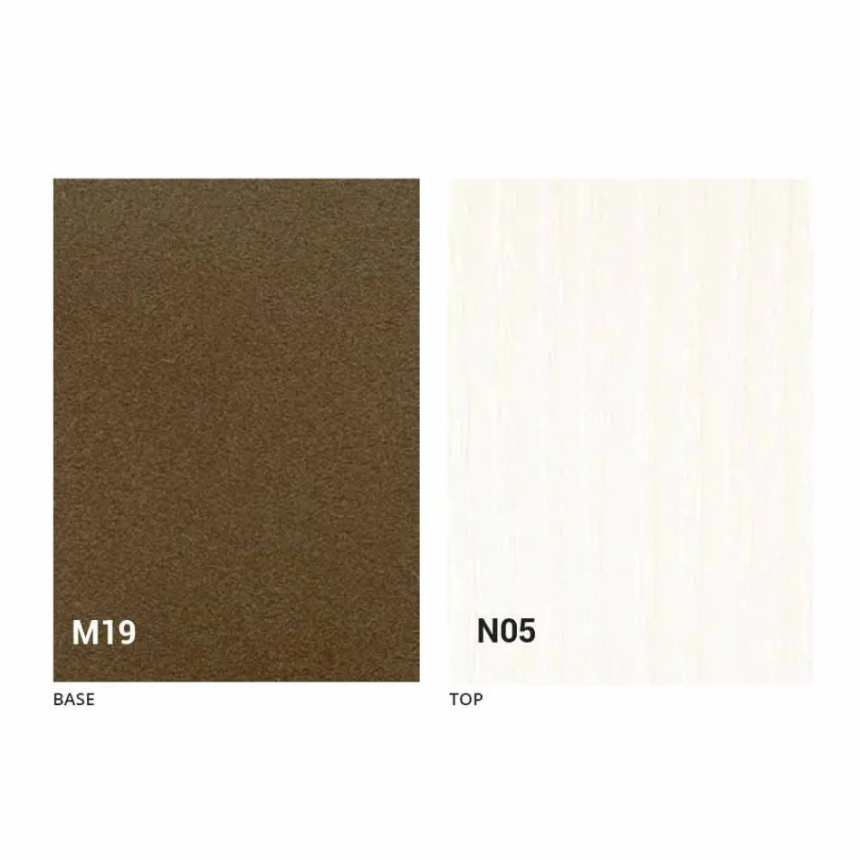 Moderní skládací jídelní stůl ze dřeva a kovu vyrobený v Itálii - Menelao Viadurini