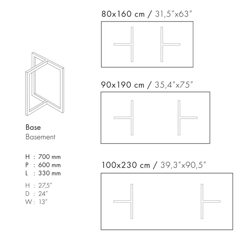Obdélníkový jídelní stůl z porcelánové kameniny Made in Italy - Emilio Viadurini