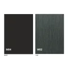 Kulatý rozkládací jídelní stůl s dřevěnou deskou vyrobené v Itálii - Crodino Viadurini