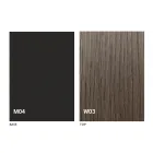 Kulatý rozkládací jídelní stůl s dřevěnou deskou vyrobené v Itálii - Crodino Viadurini