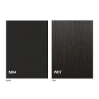 Kulatý rozkládací jídelní stůl s dřevěnou deskou vyrobené v Itálii - Crodino Viadurini