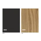 Kulatý rozkládací jídelní stůl s dřevěnou deskou vyrobené v Itálii - Crodino Viadurini