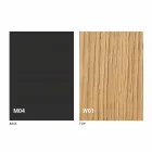 Kulatý rozkládací jídelní stůl s dřevěnou deskou vyrobené v Itálii - Crodino Viadurini