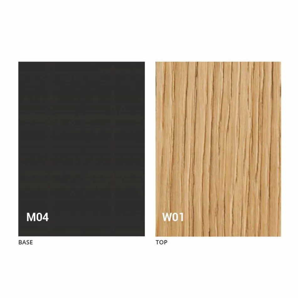 Kulatý rozkládací jídelní stůl s dřevěnou deskou vyrobené v Itálii - Crodino Viadurini