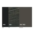 Kulatý rozkládací jídelní stůl z laminované keramiky vyrobený v Itálii - Lupetto Viadurini