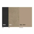 Kulatý rozkládací jídelní stůl z laminované keramiky vyrobený v Itálii - Lupetto Viadurini