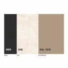 Kulatý rozkládací jídelní stůl z laminované keramiky vyrobený v Itálii - Lupetto Viadurini