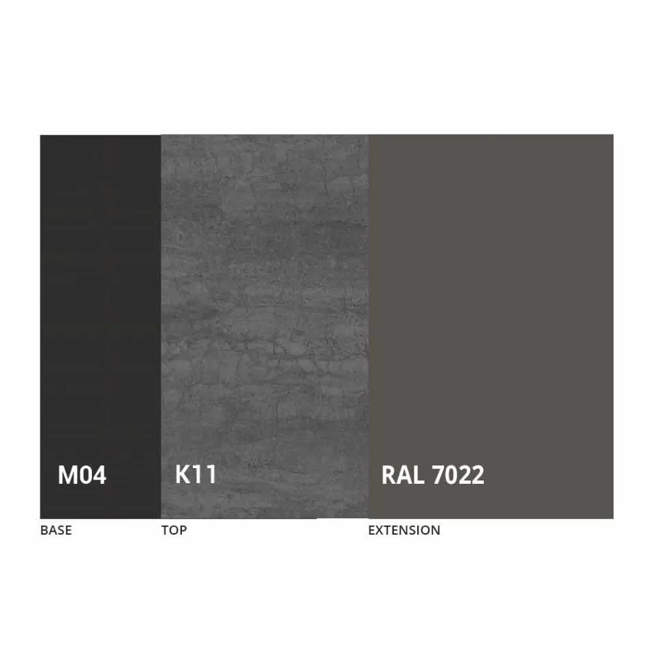 Kulatý rozkládací jídelní stůl z laminované keramiky vyrobený v Itálii - Lupetto Viadurini