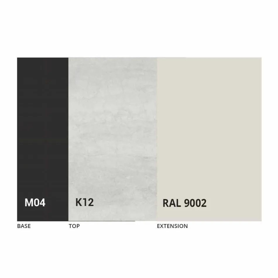 Kulatý rozkládací jídelní stůl z laminované keramiky vyrobený v Itálii - Lupetto Viadurini