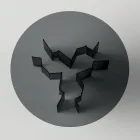 Kulatý jídelní stůl z extra čirého nebo kouřového skla Made in Italy - Thommy Viadurini