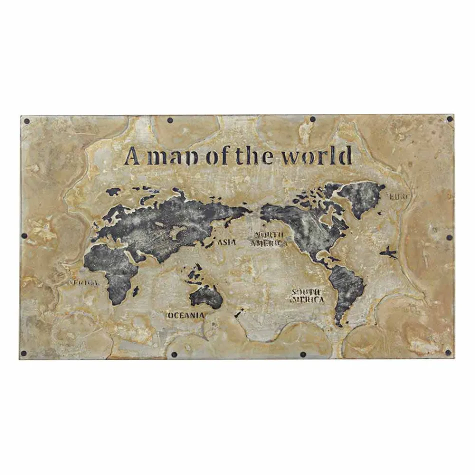 Průmyslový jídelní stůl s deskou z MDF a skla Homemotion - Brazílie Viadurini