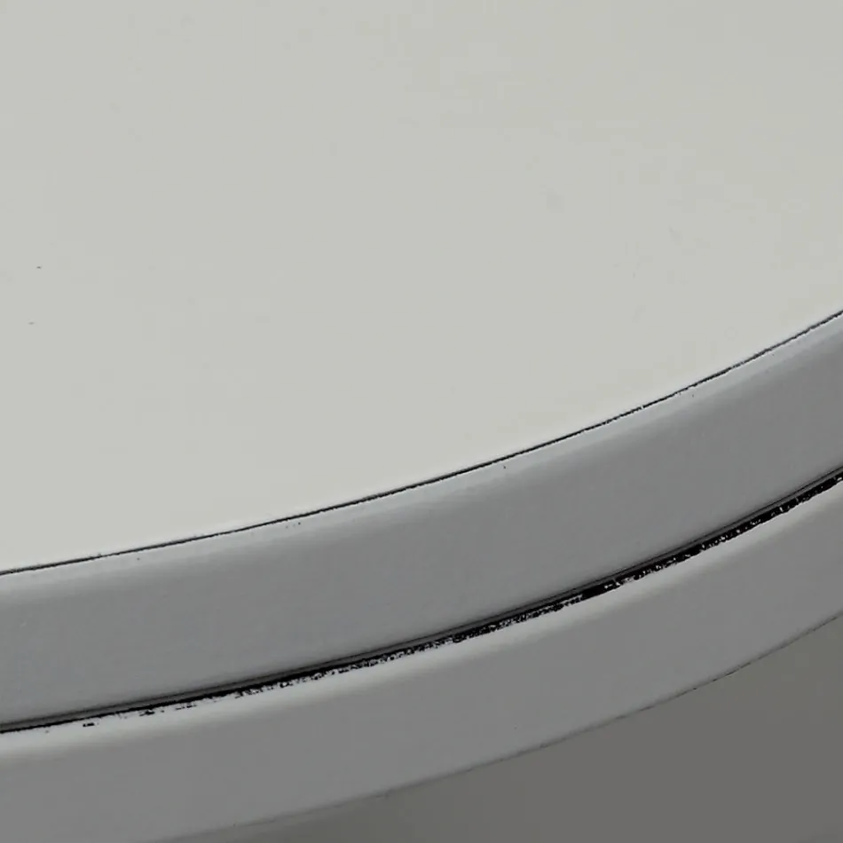 Klasický kulatý jídelní stůl z masivního dřeva Oliva Viadurini