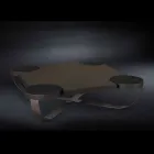 designer obývací pokoj tabulka v tmavý dub Drummond Viadurini