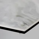 Rozkládací stůl do obývacího pokoje s deskou ve tvaru sudu z keramiky vyrobené v Itálii – brýle Viadurini