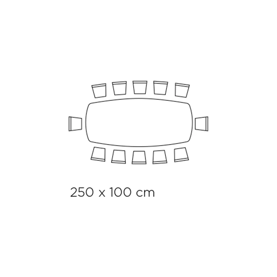 Pevný stůl do obývacího pokoje s keramickou deskou Made in Italy - Holidays Viadurini