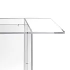 Minimalistický designový stůl Selenia z průhledného plexiskla vyrobený v Itálii Viadurini