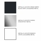 Roztažitelný designový stůl až do 294 cm ze dřeva a kovu vyrobený v Itálii - Nuzzo Viadurini