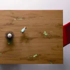 Roztažitelný designový stůl až do 294 cm ze dřeva a kovu vyrobený v Itálii - Nuzzo Viadurini