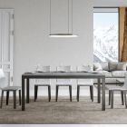 Designový stůl s dřevěnou deskou Rozkládací až na 440 cm Made in Italy - Foxy Viadurini