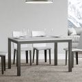 Designový stůl s dřevěnou deskou Rozkládací až na 440 cm Made in Italy - Foxy