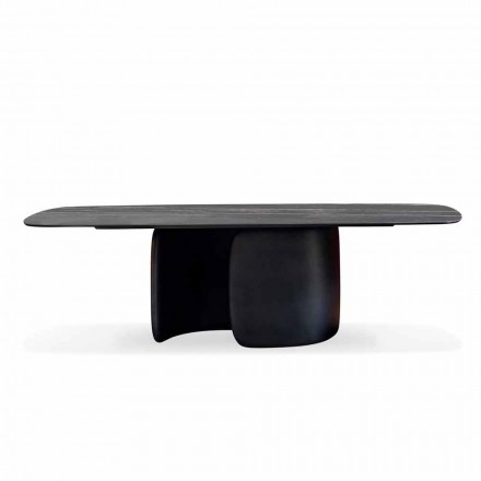 Designový stůl v keramice a polyuretanu Vyrobeno v Itálii - Mellow Viadurini