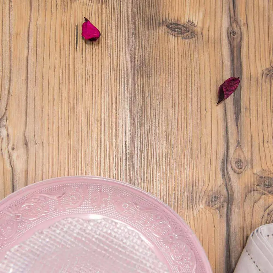 Designový stůl z jedle a plexisklo vyrobené v Itálii, Castro Viadurini