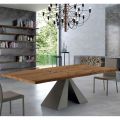 Tabulka designu ze dřeva a oceli Venereed Made in Italy - Dalmata