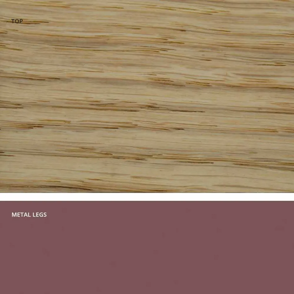 Designový stůl z masivního dřeva vyrobeného v Itálii, Wilmer Viadurini